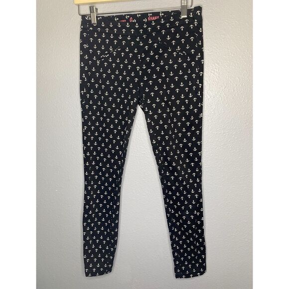 Gap Navy Khakis Anchor Cropped Super Skinny Size 0 - Picture 1 of 10